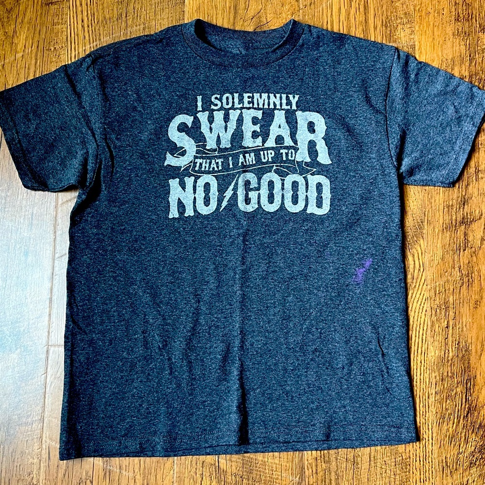 EUC Kids HARRY POTTER T-Shirt size S grey